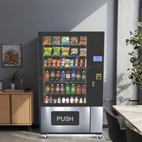 Distributeur Automatique de Boissons le Plus Vendu en Europe – Mini Distributeur Automatique de Snacks pour Aliments et Boissons avec Paiement par Espèces et Carte
