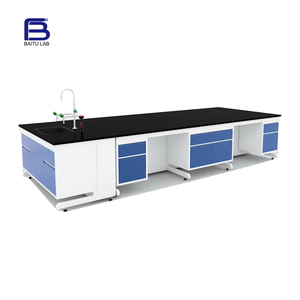 HOT Banco da Lavoro da Laboratorio con Telaio a C, Tavolo da Lavoro per Chimica e Biologia per Scuole - Product Image 6