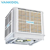 Ventilateur rafraîchisseur évaporatif tour industriel extérieur électrique en plastique 18000m³/h et 20000m³/h à brumisation