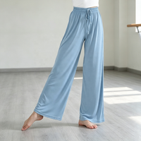 Nouveaux pantalons de danse moderne, pantalons à jambes larges pour la pratique et la performance de la danse classique