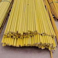 Tige solide en fibre de verre GFRP haute résistance pour renforcement, tige/bande en FRP/résine époxy/polyester, tige renforcée en fibre de verre, découpe
