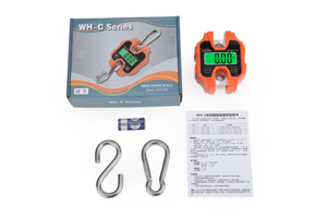 Weiheng WH-C08 Digital Tragbare Kran waage <span class=keywords><strong>250</strong></span> <span class=keywords><strong>kg</strong></span> Kapazität ABS Material OEM Anpassbare 1g Genauigkeit LCD Großhandels produkt - Product Image 5
