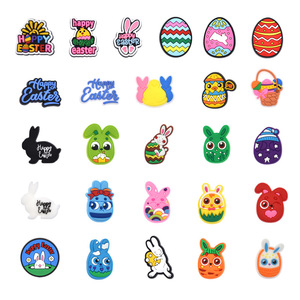 Décoration <span class=keywords><strong>de</strong></span> chaussures Charms <span class=keywords><strong>pour</strong></span> sabots Sandales Cartoon Charms Accessoires Charms Cadeaux <span class=keywords><strong>de</strong></span> fête <span class=keywords><strong>de</strong></span> Pâques <span class=keywords><strong>pour</strong></span> filles garçons enfants adolescents - Product Image 1