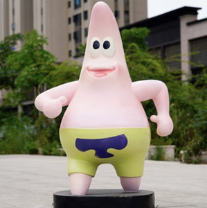 Nhà máy tùy chỉnh ngoài trời phim hoạt hình điêu khắc <span class=keywords><strong>SpongeBob</strong></span> <span class=keywords><strong>Squarepants</strong></span> sợi thủy tinh nhựa Điêu Khắc Trung tâm mua sắm công viên trang trí - Product Image 3