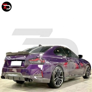 Kit de cuerpo de fibra de carbono seco estilo MP, cubierta de espejo difusor de barbilla delantera de ala para <span class=keywords><strong>BMW</strong></span> <span class=keywords><strong>Serie</strong></span> 2 G42 Coupe 220i 230i <span class=keywords><strong>220d</strong></span>, gran oferta - Product Image 2