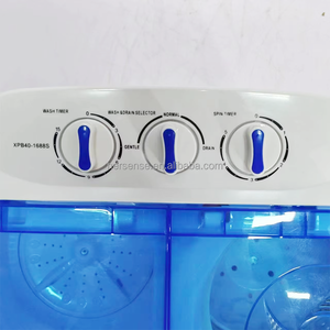 Produit phare : Lave-linge semi-automatique double cuve 4 kg, petite machine à laver et à sécher, prix de gros, fabriqué en Chine, achetez le modèle double. - Product Image 6