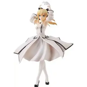 21cm Figur Spielzeug für junge Kinder Schicksal bleiben Nacht Säbel Artoria Anime Charaktere Modell Figur