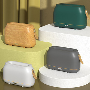 Desktop Home <b>Humidifier</b> With Simulated Flame USB Silent Ultrasonic Fog Ambient Light Essential Oil Aroma Diffuser - Product Image 5