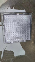Couvre-égouts en fonte ductile sur mesure, forme carrée/ronde, traitement de surface plaqué, certifié EN124 pour un entretien facile