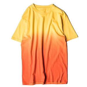 Top Ranking de productos en ropa de calle a granel Dip Dye <span class=keywords><strong>Over</strong></span> <span class=keywords><strong>Size</strong></span> Pour Hommes Gradient Fabric T Shirt <span class=keywords><strong>Camisetas</strong></span> Para Hombre. - Product Image 5