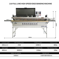 Machine de chantournage entièrement automatique WFS-210, ligne complète, haute vitesse, pour le chantournage du MDF, du contreplaqué et du bois HDF