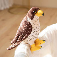 Vente en gros de jouets en peluche ODM personnalisés super doux faucon perroquet avec rembourrage en coton PP