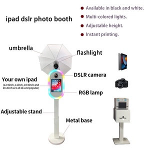 Cabina fotografica iPad con cabina di sollevamento per stampante con cabina per foto iPad custodia con Box aria Custom per iPad - Product Image 2