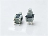 Interrupteur à bouton-poussoir horizontal à verrouillage 8,5 mm, montage latéral, 6 broches, interrupteur à bascule SPST autobloquant marche/arrêt pour Glocks