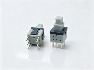 Interrupteur à bouton-poussoir horizontal à verrouillage 8,5 mm, montage latéral, 6 broches, interrupteur à bascule SPST autobloquant marche/arrêt pour Glocks - Product Image 5