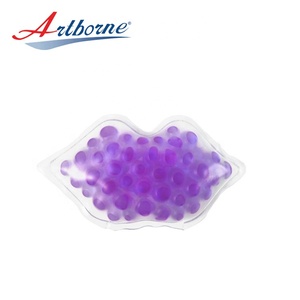 Venta al por mayor reutilizable personalizado cuentas de gel de refrigeración en forma de labios paquete de hielo caliente paquete de hielo de labios paquete de hielo de gel paquete de hielo - Product Image 1