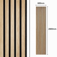 Panneaux muraux acoustiques insonorisants modernes en bois massif et MDF, ignifuges et imperméables, pour hôpitaux et écoles
