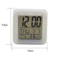Würfel-Acryl Individueller Druck Sublimation Digital Farbwechsel Industriedesign Wecker Kalender Externe Stromversorgung