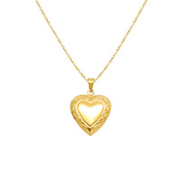Heart Shaped Friend Photo Picture Frame Locket Pendant for Necklace Jewelry Couple Valentine's Day Gift Romantic