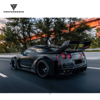 Kit carrosserie en fibre de verre FRP de type LB-SILHOUETTE, style 3, avec pare-chocs avant et arrière, capot, garde-boue, aileron pour Nissan GTR R35 2008-2016
