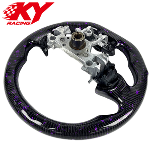 พวงมาลัยคาร์บอนไฟเบอร์ LED RPM แบบกำหนดเองได้ เหมาะสำหรับ Infiniti Q50 Q50s Q60 Q70 G37 - Product Image 3