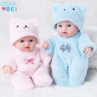 Nuevo Oso de Peluche de Vinilo de 20 cm, Muñeco de Simulación Reborn, Juguete para Bebés y Niños Pequeños, Modelo Q8-23001
