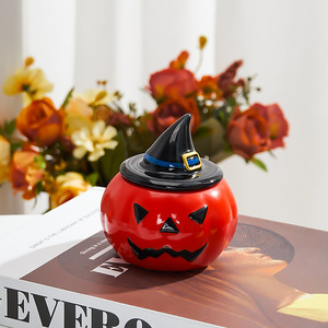 Halloween Pumpkin Scented Creative Ghost-Shaped Fragrance <b>Candle</b> Ornament <b>Gift</b> Box - Product Image 5