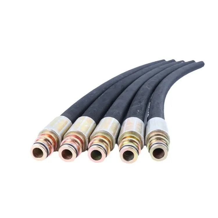 Factory Direct Sale Customized Flexible High Pressure Hydraulic Hose Oil/fuel Hoses Resistant Hydraulic Rubber Hose