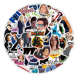 50PCS Classic USA Popular Cool Suspense Sci-fi Serie de TV the <span class=keywords><strong>X</strong></span>-Files Sticker - Product Image 2