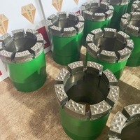 Prix usine haute résistance à l'usure diamètre 91 Mm presse à chaud diamant trépan pour le forage de puits d'eau mine de charbon carottage