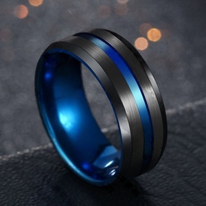 Anello in acciaio inossidabile <span class=keywords><strong>per</strong></span> uomo e donna, - Product Image 2