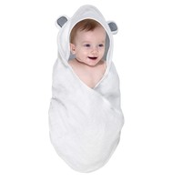 100% Cotton Baby Bath Towel Soft Baby Beach Towels with Hood for Infants Toddlers and Kids Hooded Towel