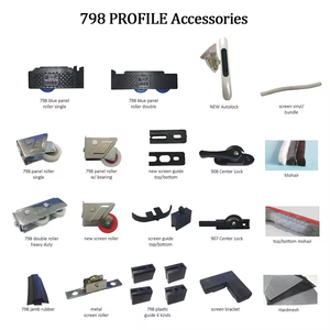 Analok والأبيض الفلبين 798 900 38 50 سلسلة نافذة منزلقة مواد ألومنيوم - Product Image 2