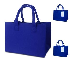Sac fourre-tout en feutre avec cordon de serrage pour femmes, sac à main de shopping, sac cadeau avec logo, vente directe d'usine - Product Image 1