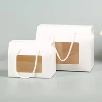 Boîte d'emballage pour gâteau roulé, boîte à dessert à emporter pour boulangerie, pour fête et doublures de gâteaux de boulangerie en gros