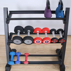 Nhà Máy bán hàng trực tiếp chuyên nghiệp phong cách hiện đại trong nhà tập thể dục thép tấm kim loại thiết bị 3 lớp phòng tập thể dục quả tạ giá - Product Image 4