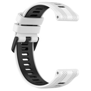 Bracelets de montre de sport en silicone bicolore 22mm bracelet de montre de remplacement en caoutchouc pour Garmin <span class=keywords><strong>Forerunner</strong></span> 965 <span class=keywords><strong>955</strong></span> 945 935 - Product Image 4