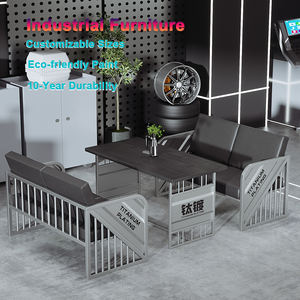 ชุดโซฟาบาร์โลหะสไตล์อุตสาหกรรมพรีเมียมเฟอร์นิเจอร์เหล็กเกรดเชิงพาณิชย์สำหรับรับประทานอาหารบ้านบาร์ยิมกลางแจ้งโรงแรมและคาเฟ่ - Product Image 1