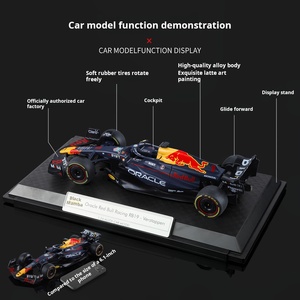 Modèle réduit <span class=keywords><strong>Red</strong></span> <span class=keywords><strong>Bull</strong></span> 1:24, authentique et sous licence, haute qualité # 1 RB19 F1 Premium Wheel Alloy Car Die Cast Model Toys Collection Boys Toys Gift - Product Image 5