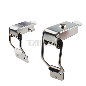 TANJA 210 <span class=keywords><strong>Loquet</strong></span> <span class=keywords><strong>à</strong></span> ressort <span class=keywords><strong>double</strong></span> en acier inoxydable pour boîte <span class=keywords><strong>à</strong></span> outils, ressort de compression, <span class=keywords><strong>loquet</strong></span> <span class=keywords><strong>à</strong></span> <span class=keywords><strong>bascule</strong></span>, pince pour acier, petite taille - Product Image 3