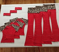 Ensemble deux pièces personnalisé imprimé léopard guépard, vêtements d'été pour femmes, t-shirt à manches raglan en coton personnalisé, pantalon, ensembles de détente pour femmes