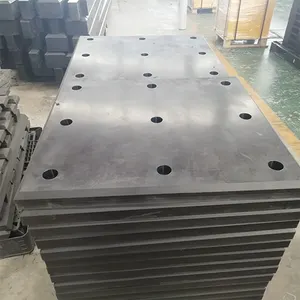 Plastic UHMWPE Plastic Harbour Fender Face Pad Low Water Absorption UHMW PE Marine Fender Facing Pad