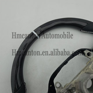 Volante de Coche de Fibra de Carbono y Cuero Perforado de Calidad al por Mayor para Honda Civic 11ª Generación - Product Image 3