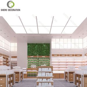 Expositor Cosmecéutico Moderno para Stand con Iluminación LED para Construcción de Metal y Madera Preensamblado para Productos de Cuidado de la Piel de Alta Gama - Product Image 5