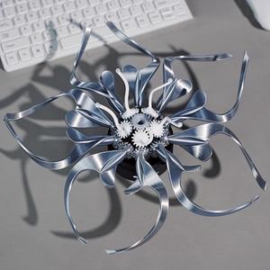 Креативное настенное украшение BETTER: Механический изменяющий форму цветок-вечность с RGB-подсветкой - Product Image 5