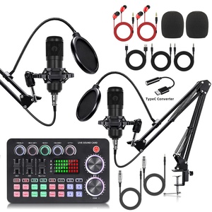 Bm800 çift mikrofon kondenser mikrofon M1 ses kartı ses mikrofon canlı akışı için TioTok cep telefonu bilgisayar M1 - Product Image 1