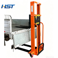 Stoccatore Elettrico 500kg 1000kg, Caricatore di Pallet Autocaricante Completamente Elettrico 1t