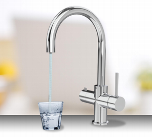 2025 Venta caliente de alta calidad 4 en 1 grifos de filtro de agua de oro brillante cromado extraíble mezclador frío caliente purificar grifos de agua hirviendo - Product Image 3