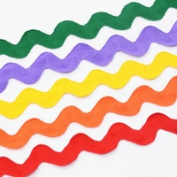 Ruban Ric Rac Jumbo de 30 mm de large, bord incurvé, pour la confection de vêtements, la couture, le bricolage, la décoration de la maison et les fêtes - Vente en gros usine