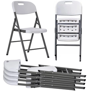 Top Quality Wholesale Foldable <strong>Chair</strong> Wedding Event <strong>Plastic</strong> Wimbledon <strong>Garden</strong> <strong>Chairs</strong> White Resin Folding <strong>Chair</strong> Outdoor - Product Image 3